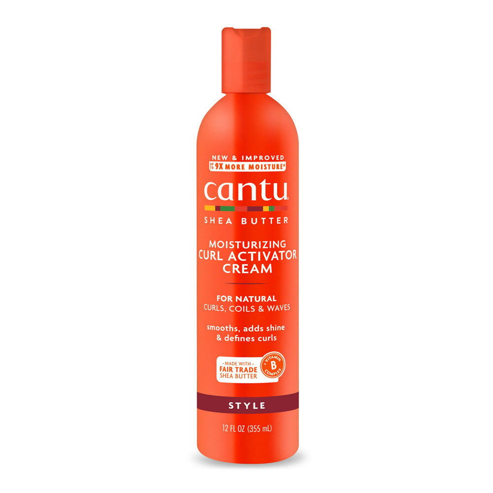 Cantu Natural Shea Butter Moisturizing Curl Activator Cream, For Natural Hair, 12 oz